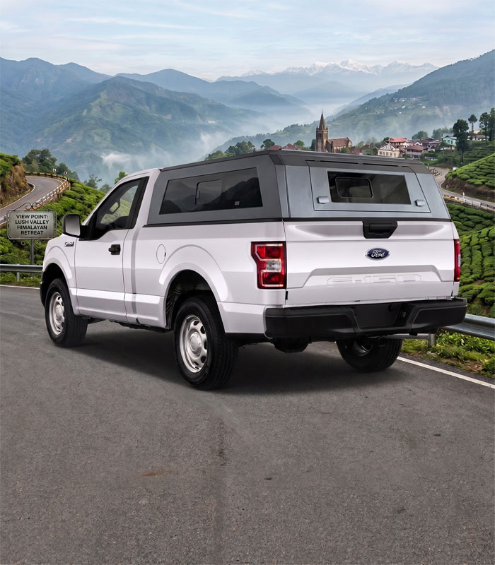 Ford-F-150-5-5 Ford F-150 5.5ft Canopy with Sliding Side Windows - Image 1